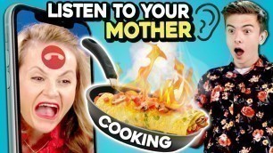 'Teens Try To Cook Dinner Without Getting Angry At Their Mom On Zoom | LISTEN TO ME! Ep. #1'