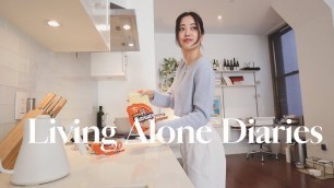 'Living Alone Diaries | Chill and cozy week making food, confronting friends, beautiful winter in NYC'