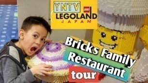 'LEGOLAND JAPAN Hotel Bricks Family Restaurant Tour w/ Lego Figures & Food: Dinner and Breakfast'