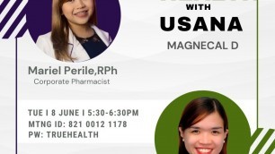 'TRUE HEALTH WITH USANA ( MAGNECAL D )'