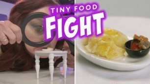 'The TINIEST Sweet Corn Empanadas Cooked in a Tiny Kitchen | Tiny Food Fight | Discovery+'