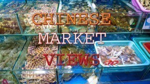 'CHINESE MARKET VIEWS(മാർക്കറ്റ്) | ALIVE FOODS IN WUHAN | CHINESE FOOD'