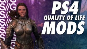 'Best Skyrim Quality of Life Mods for PS4! 2020!'