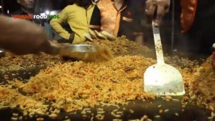 'DANCING TAWA RICE | Mumbai Style Tawa Pulao | Indian Street Food'