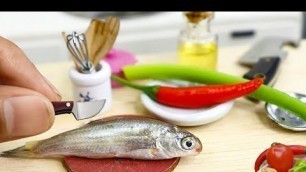 'Miniature Fish Fry with Juicy Sauce | Homemade Tiny Food Made By Miniature Cooking TV'