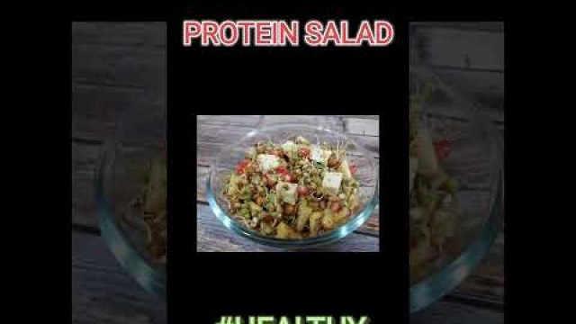 'Easiest Protein Salad Recipe | Covid Recovery Food | प्रोटीन सलाद | Veg. Bodybuilding Food #shorts'