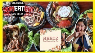 'Arroz Manila x Yumeateh 249 Unli Grill Paella On The Go | The Wood Park Marikina | Seafood Overload'