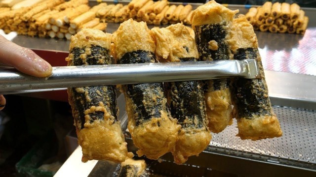 'Amazing Skills of Fish Cake Master in Myeongdong l  Korean Street Food'