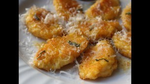 'Butternut Mascarpone Gnocchi Recipe - Mascarpone Cheese and Butternut Squash Dumplings'