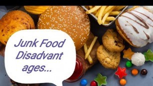 'Junk Foods Disadvantages ||  ജങ്ക് ഫുഡിന്റെ ദോഷങ്ങൾ'