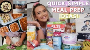 'MEAL PREP WITH ME! QUICK, EASY MEALS FOR 2 WEEKS SELF ISOLATION  & FOOD HAUL | EmmasRectangle'