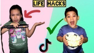 'We tested VIRAL TikToks Life Hacks **THEY WORKED** Part 1'