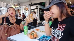 'Eating falafel @ King George St. Jerusalem'