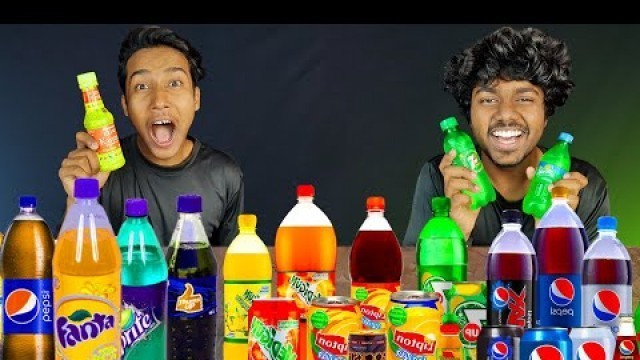 'GUESS THE SOFT DRINK CHALLENGE 