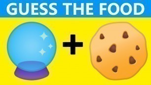 'ONLY GENIUS CAN GUESS THE FOOD EMOJI | EMOJI CHALLENGE | EMOJI PUZZLES'