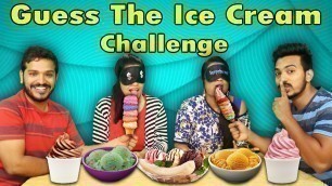 'GUESS THE ICE CREAM CHALLENGE | ICE CREAM CHALLENGE'