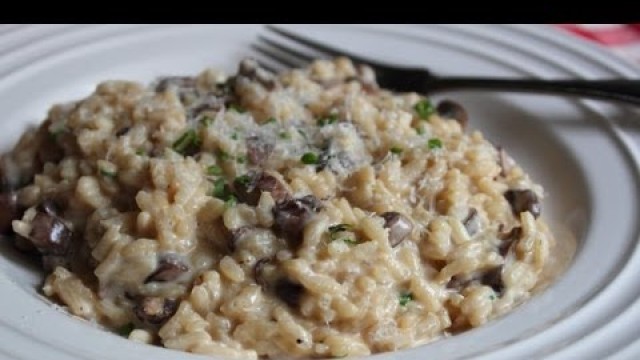 'Baked Mushroom Risotto - \"Cheater\" Oven Risotto Method - Perfect Everytime!'