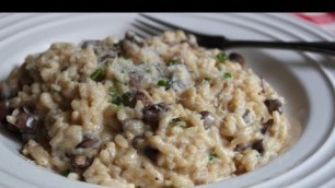 'Baked Mushroom Risotto - \"Cheater\" Oven Risotto Method - Perfect Everytime!'