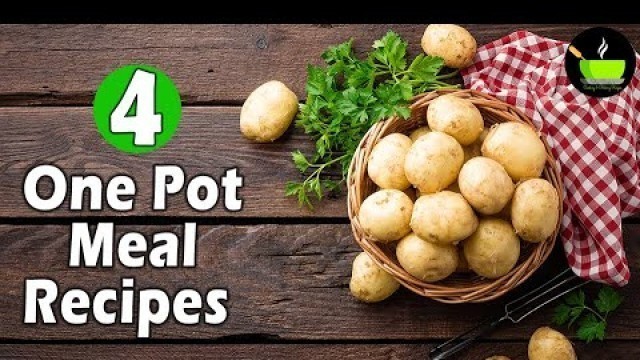 '4 One-Pot Indian Meals | One Pot Recipes | One Pot Meal Indian Recipes | Quick & Easy Rice Recipes'