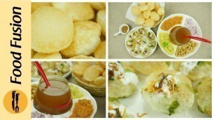 'Pani Puri Recipe | Gol Gappa Recipe - By Food Fusion'