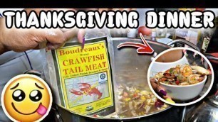 'A Seafood Thanksgiving | Seafood Stew | Cooking Thanksgiving Dinner | VLOGMAS | D&E Cooking'