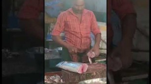 'Tuna Fish Cutting skills part 3 - Soonai Nelpattai -95668 59368 - Madurai Street Food'