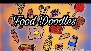 'Food Doodles Colouring'