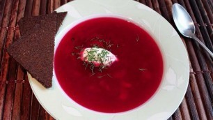 'Beef Borscht Recipe - How to Make Beef and Beet Soup'