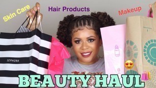 'HUGE Beauty Haul From Sephora, Ulta, Riley Rose, Whole Foods'