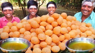 'DIWALI SPECIAL!! 300 PANI PURI EATING | 300 GOLGAPPA EATING | STREET FOOD | VILLAGE BOYS EATING'