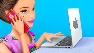 '10 DIY Miniature Gadgets For Barbie / Clever Barbie Hacks And Crafts'