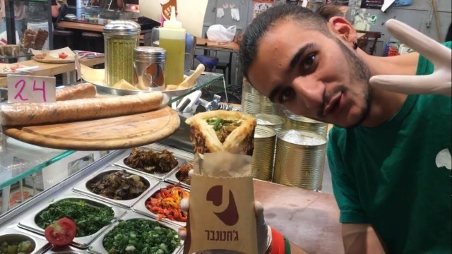 'Insane Yemen Street Food In Jerusalem Israel -  Yemeni Food - Jachnun And Malawach'