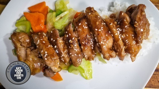 'How to make restaurant style Teriyaki Chicken - Homemade Chinese Food - Easy Recipes'