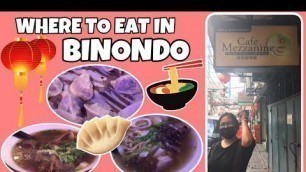 'FOOD TRIP DATE SA CAFE MEZZANINE RESTAURANT BINONDO MANILA PH SULIT BA DITO? | CIN CABUNTOCAN'