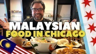 'Trying MALAYSIAN FOOD in Chicago - Feat. Puri & Sue'