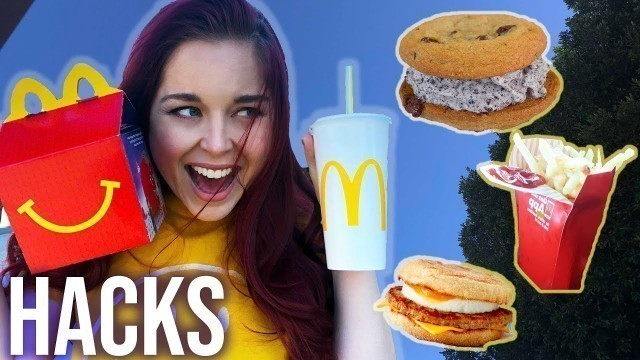 'TRYING MCDONALD\'S SECRET MENU HACKS'