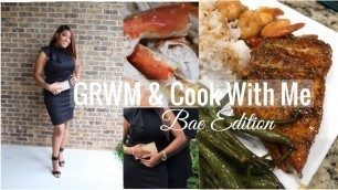 'Wedding Date GRWM | Cook With Me | The Best Salmon & Seafood Recipe'