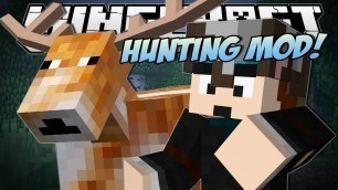 'Minecraft | HUNTING MOD (Epic Guns, Traps and Deer!!) | Mod Showcase'