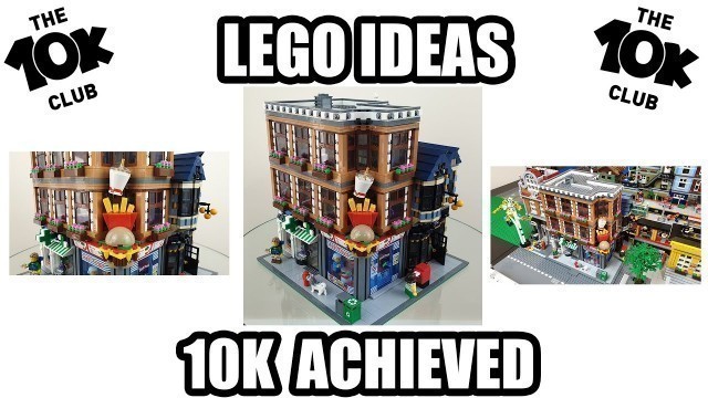 'LEGO IDEAS - Fast Food Corner - 10K ACHIEVED'