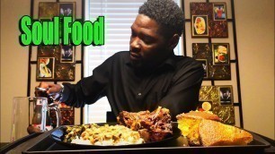 'Soul Food Sunday / Neck Bones / Greens / Black Eyed Peas / Dinner / Mukbang / MKBites'