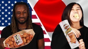 'American & Japanese People Swap Snacks'