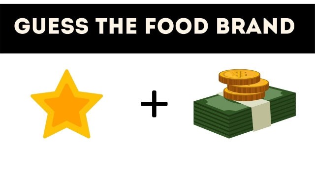 'GUESS THE FOOD BRAND BY EMOJI #QUIZ #TEST'