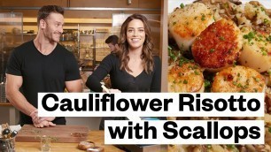 'Seafood Keto Dinner! Cauliflower Risotto + Scallops Recipe with Thomas DeLauer | Thrive Market'