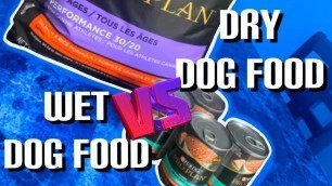 'Wet Dog Food Vs Dry Dog Food'