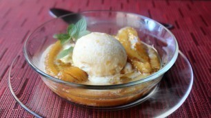 'Bananas Foster Recipe - Caramelized Banana Flambe'