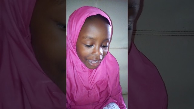 '4-year-old girl reciting Dua after eating!'