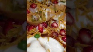 'Dahi Puri Mumbai street food #shorts #dahipuri #streetfood'