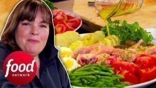 'Ina Makes Baked Salmon Niçoise For A Baby Shower | Barefoot Contessa'