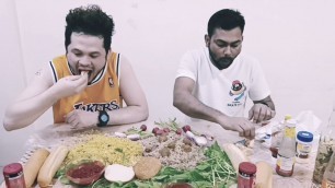 'Indian food mukbang yellow rice and pulao volume 2'