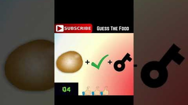 'Guess The Food By Emoji | Emoji Puzzle | Guessing Game #shorts #youtubeshorts'